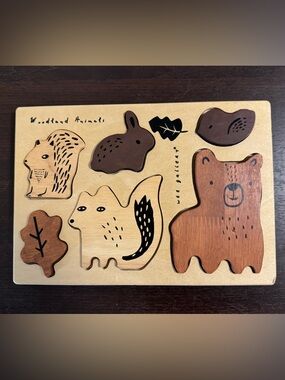 Wee Gallery wooden puzzle